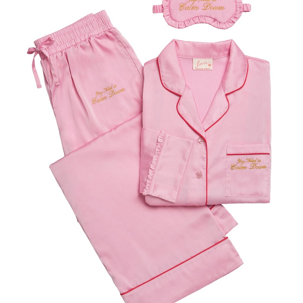 You Need To Calm Down Pajama Set and Eye Mask